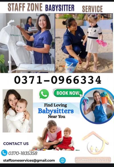 Professional Maid, Babysitter, Cook, Chef, Aya, Nursing Staff