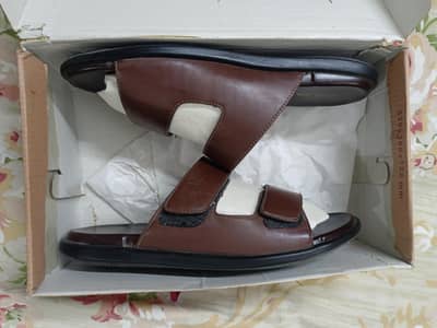 Claza Brand new chappal 44 number brown color