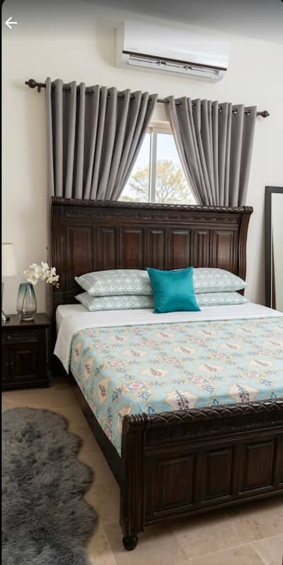 Alexander Bed with Side Tables