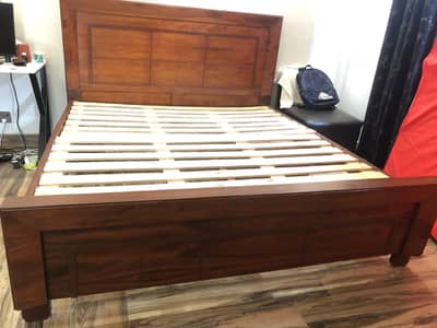 Wooden Bed Good condition