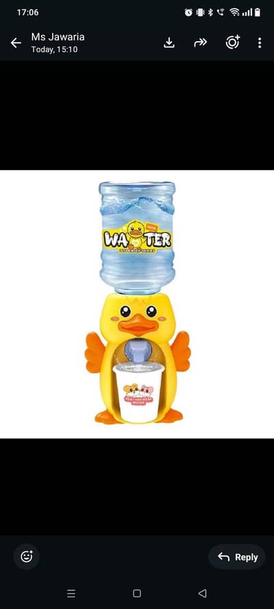 Toy water cooler