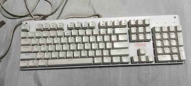 firerose rgb mechanical keyboard blue swtich