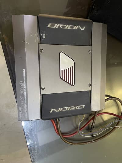 Kenwood subwoofer with slim box and Orion Amplifier