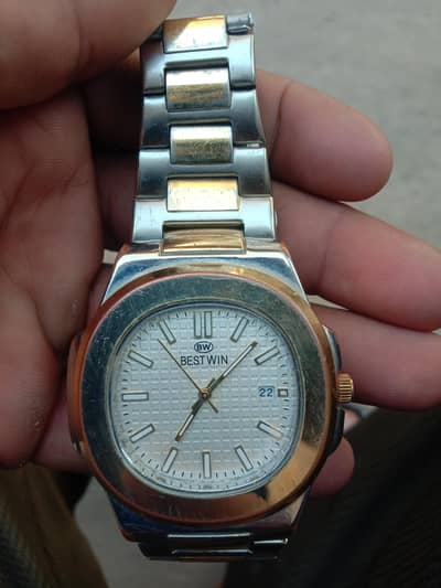 B. W men watch best win urgent sale with time and date show