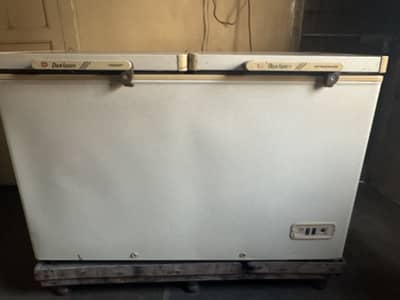 Dawlance freezer 2 door 1 side fridge and 1 side freezer
