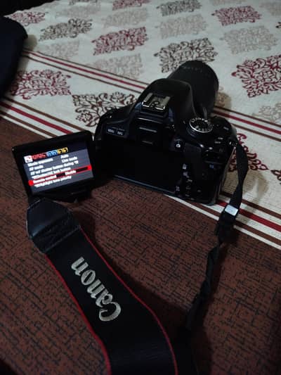 Canon 600D Dslr camera 75-300mm big lens 03025271768 whatsap
