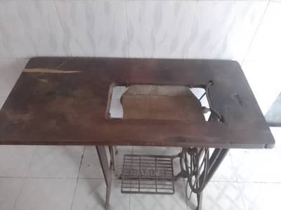 Vintage Salika Sewing Machine Iron Stand Table / Treadle Base