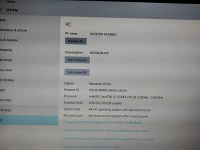 Intel Core i5 2nd generation 8 gb ram 128 SSD