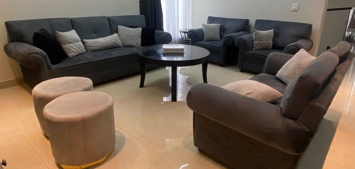 Solid wood Sofa Set with Seesham Table 0