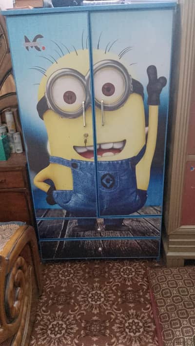 Wooden cabinet for kids