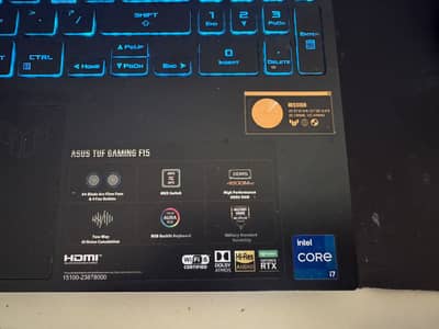 ASUS TUF Gaming F15 nvidia 3050ti Upgraded
