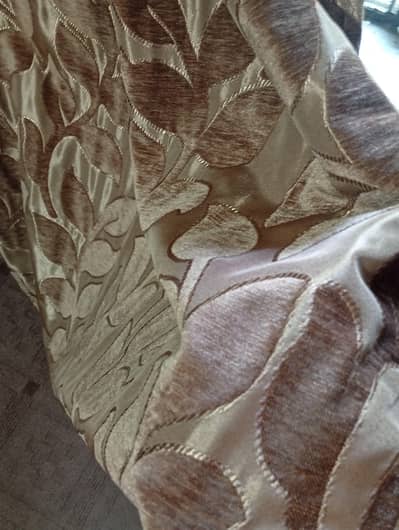 brown colour beautiful curtains