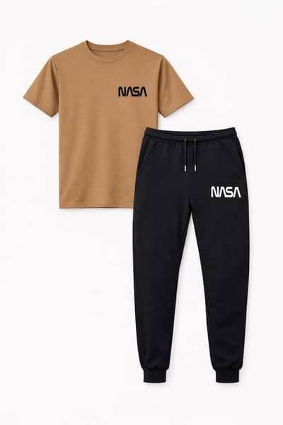 Men's NASA Printed Micro Track Suit - Premium Casual & Gym Wear