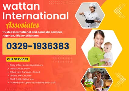Flipino,nigerian,srilankan, uganda |Nanny ,Cook, housmaid  Available