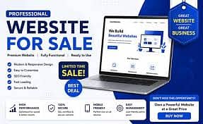 Ecommerce Website for Sale – Ready Made Online Store (Instant Busines