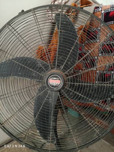 Ornate Mega Bracket 100% Copper Wall Fan