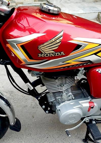 Honda CG 125 2025 Red LusSsh Febulus Gift For Honda Lovers!