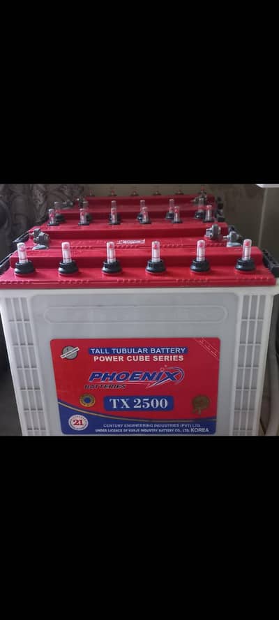 phonix tx 2500 model 230 amp 145000  all 4 battery's
