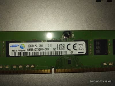 Samsung 8gb DDR3 Ram Stick