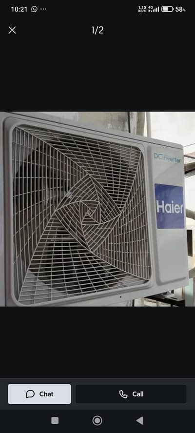 Haier DC inverter 1 ton