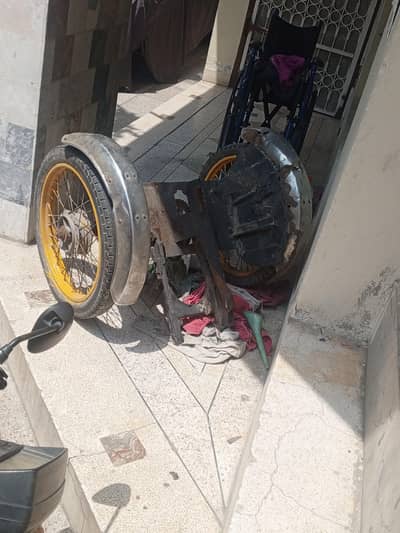 disabled bike trolly