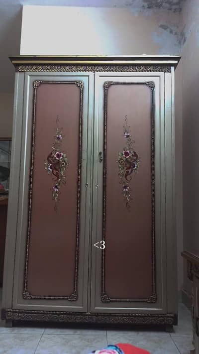 Wooden Decopaint wardrobe