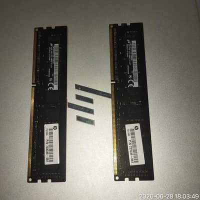 Two 4gb DDR3 RAM Sticks
