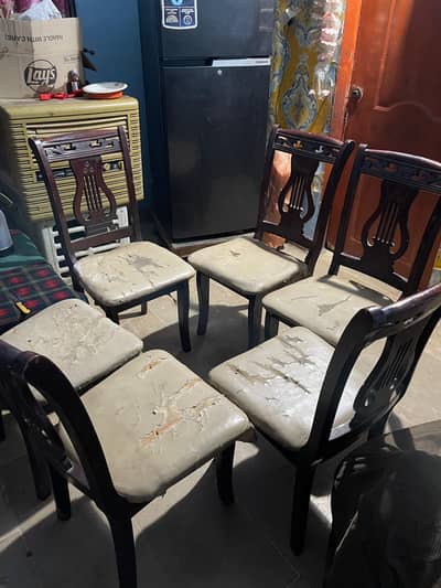 NEW CHAIR HE JUST LEATHER CHANGE HUGA
