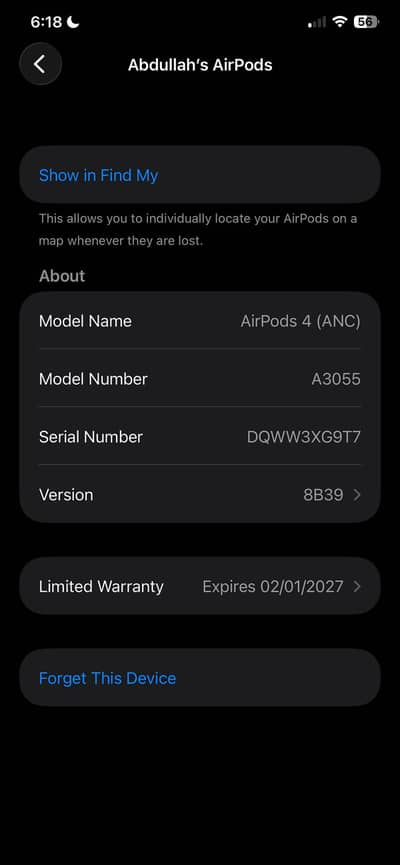 Airpods 4 with ANC and voice cancellation