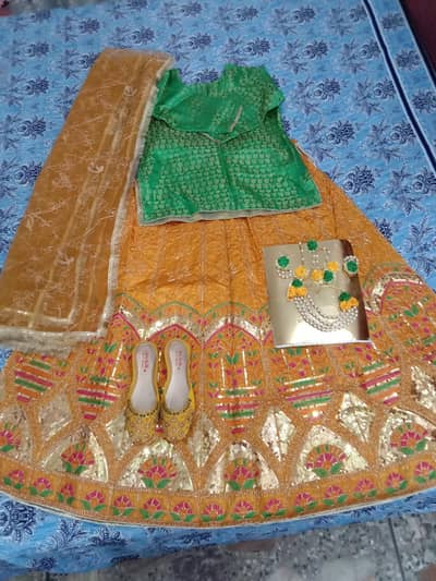 bridal mehndi lehnga complete package