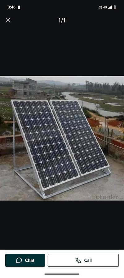 585 Solar penal only 2 days use