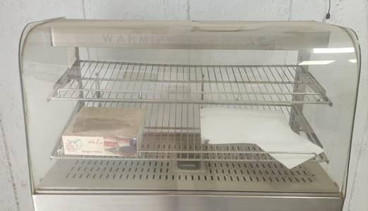 HW-863 - Food Display Warmer( glass broken) fully functional
