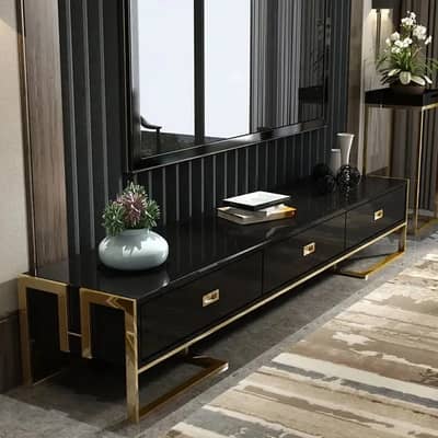 Led Console/Tv Console/Console table/Marble Top/Led rack/Wooden Table