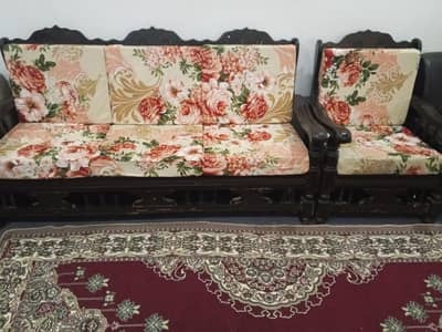 Office Lather Sofa 4 Seter