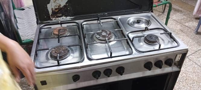 Double Oven Gas Cooking & baking Range