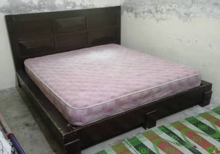 Imported wooden bed and with Spring Mattress