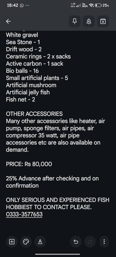 FISH, AQUARIUM AND ACCESSORIES