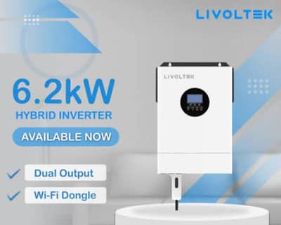 Livoltek 6.2kw Hybrid solar inverter