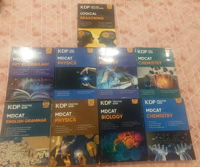 KIPS MDCAT LATEST 4 EDITION  BOOKS ( barely used )