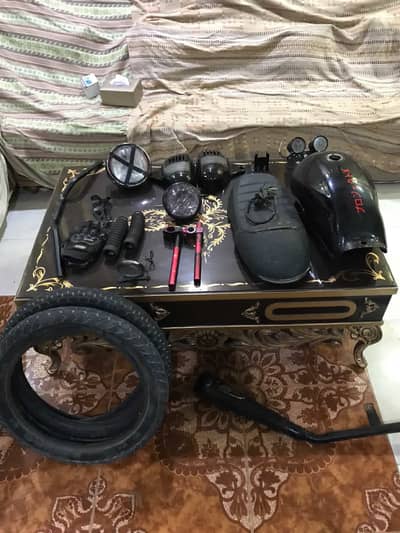 full cafe racer modification parts available text me on olx only