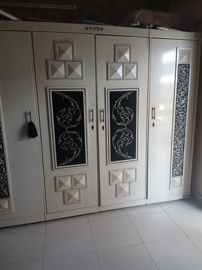 Bedroom Furniture Set - Bed, Wardrobe, Dressing Table & Side Tables