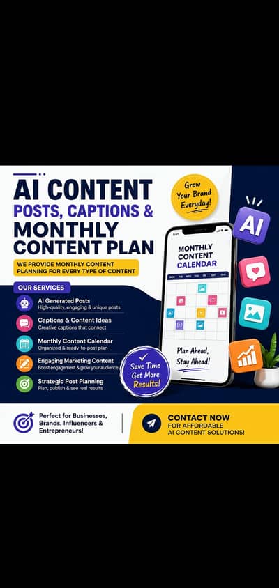 Premium AI Content Creation | High-Converting Posts & Monthly Content