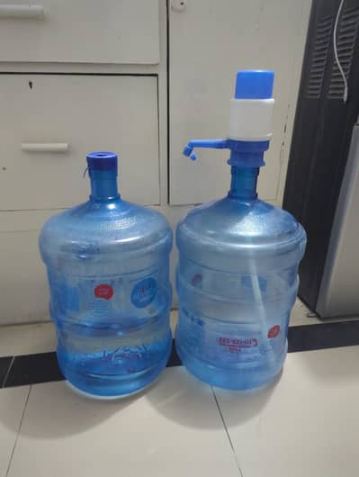 2 nestle 19 liter bottles of dispensor for sale