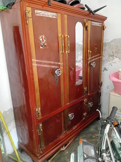Solid 3 doors Iron Almari for Urgent Sale.
