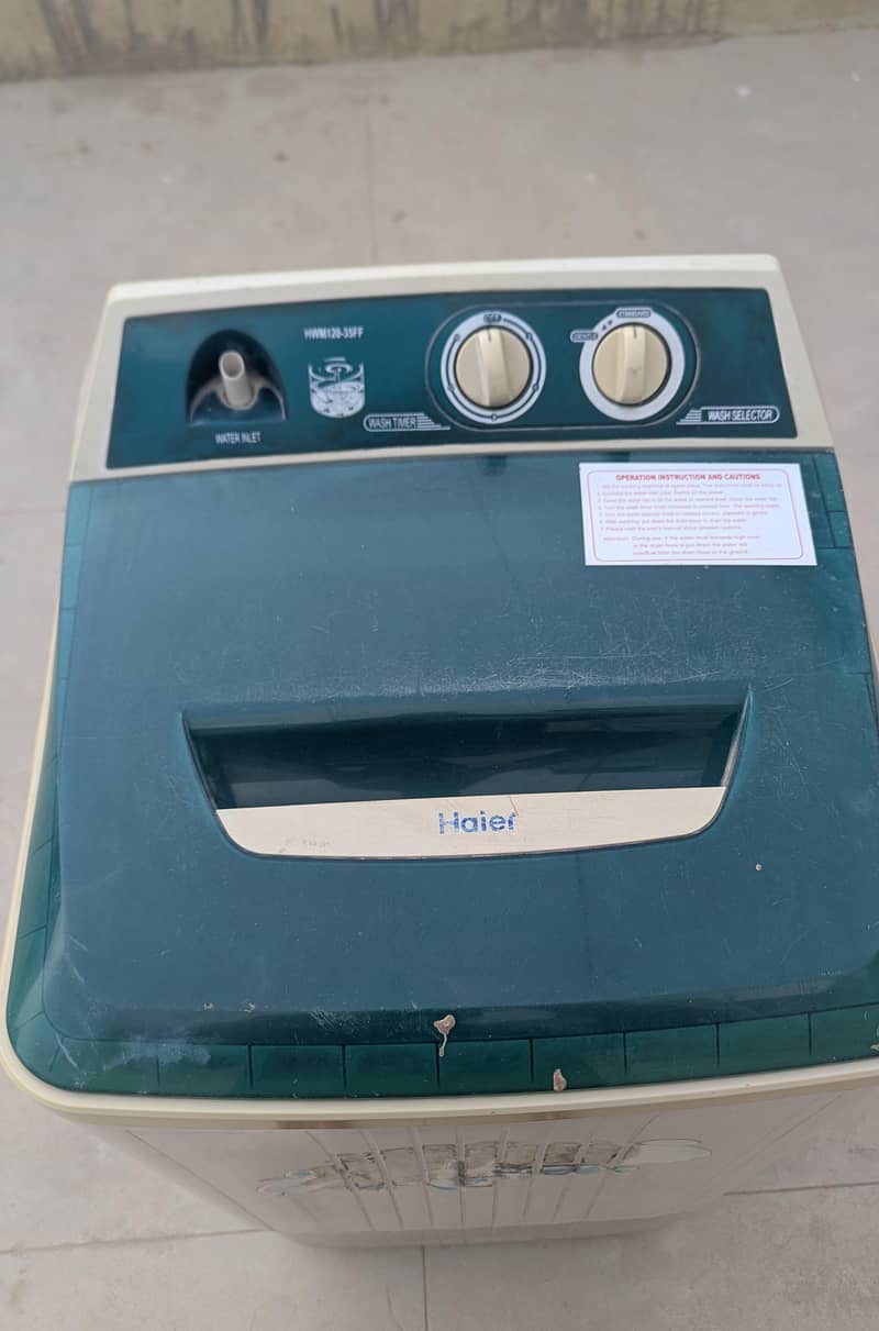 Haier wasing machine 2