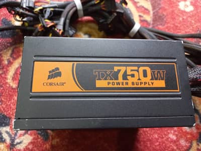 Corsair TX750 750W Power Supply (80 Plus Rated) - Gaming PSU