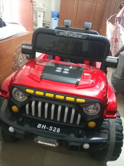 Kids Electric Car (Jeep Rubicon BH-528) – Mint Condition With Remote