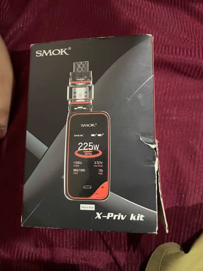 SMOK X-PRIV Vape Kit – Black/Red