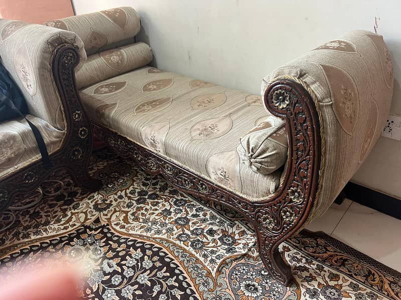 solid wood strong sofa set 1