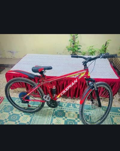 Caspian Bycycle imported with 2 shoks front and middle all okey